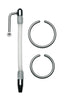 XR Brands Master Series Inertia Flexible Cum Thru Penis Plug