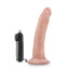 Blush Novelties Dr Skin Dr Dave Vibrating Cock With Suction Cup 7 Inch Vanilla Blush Novelties