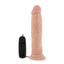 Blush Novelties Dr Skin Dr Throb Vibrating Realistic Cock With Suction Cup 9.5 Inch Vanilla Blush Novelties
