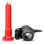 Oxballs Woof Hollow Anal Plug With Stopper Black Red