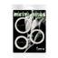 Si Novelties Seamless Metal Cock Ring 3 Piece Set