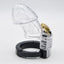 Brutus Alpha Chastity Cock Cage Clear