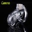 Brutus Shark Chastity Cock Cage Clear