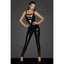 Noir Handmade PVC Overall With 2 Way Zipper Fetish Dress Black Noir Handmade