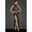 Noir Handmade Long Tulle Bondage Play Women Dress Black Noir Handmade