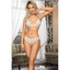 Showtime Chantelle 2 Piece Lace Bra and Strap Panty White Showtime
