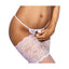 Axami Lingerie Lace Open Front G-String Lingerie White Axami Lingerie