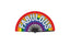 Wood Rocket Rainbow Inspired Design Fabulous Folding Fan
