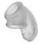 OxBalls Airlock Air Lite Vented Chastity Clear Ice