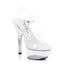 Ellie Shoes Clear Sandal With 6 Inch Stilettos Ellie Shoes