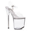 Ellie Shoes 8 Inch Platform Sandal Clear Ellie Shoes
