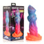 XR Brands Creature Cocks Aqua Cock Glow In Dark Fantasy Dildo 19.3cm Multi Coloured XR Brands