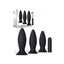 Adam & Eve Rechargeable Vibrating Anal Trainer Kit Butt Plugs With USB Rechargeable Bullet Adam & Eve