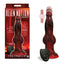 Icon Brands Alien Nation Fire Dragon USB Rechargeable Thrusting Fantasy Dong With Remote 22.9cm Red / Black Icon Brands