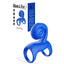 Adam & Eve ROCKIN & ROLLIN SNAIL USB Rechargeable Vibrating Couples Cage Blue Adam & Eve