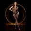 XGEN Products LAPDANCE Fishnet & Lace Catsuit Black One Size XGEN Products