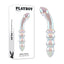 Playboy Pleasure JEWELS DOUBLE Glass Double Ended Dildo 17.1cm Clear Playboy Pleasure