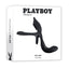 Playboy Pleasure The 3 Way USB Rechargeable Vibrating Cock Ring With Wireless Remote Black Playboy Pleasure