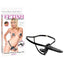 Fetish Fantasy Series Double Penetrix Strap-On - Black 15.2 cm (6'') Strap-On with 10.2 cm (4'') Vaginal Plug Pipedream
