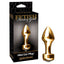 Pipedream Fetish Fantasy Gold Mini Luv Plug Butt Plug 3.25 Inch Pipedream
