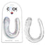 Pipedream King Cock Medium Double Penetration Dong Clear Pipedream