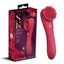 Xgen Products Secret Kisses ROSEGASM ROSE QUAKE USB Rechargeable Dual Ended Tapping Vibrator Red Xgen Products