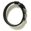 C1 Releasing Boneyard Silicone Cock Strap 3Snap Adjustable Cock Ring Black