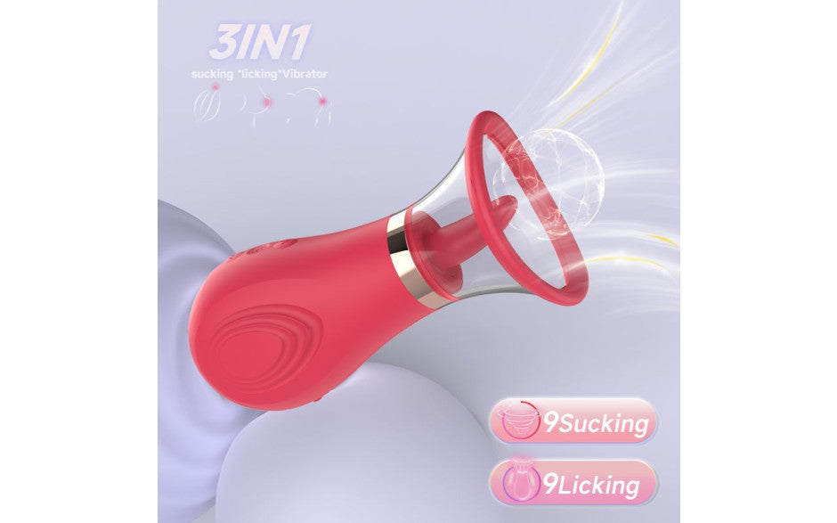 S Hande Sybil 3 In 1 Sucking Licking Tickling Stimulator Secondary image