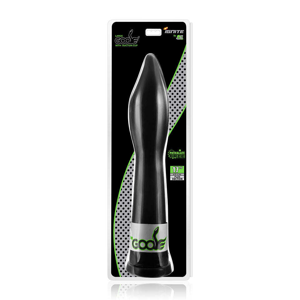 Si Novelties Goose Large Dildo With Suction Black Si Novelties Main image