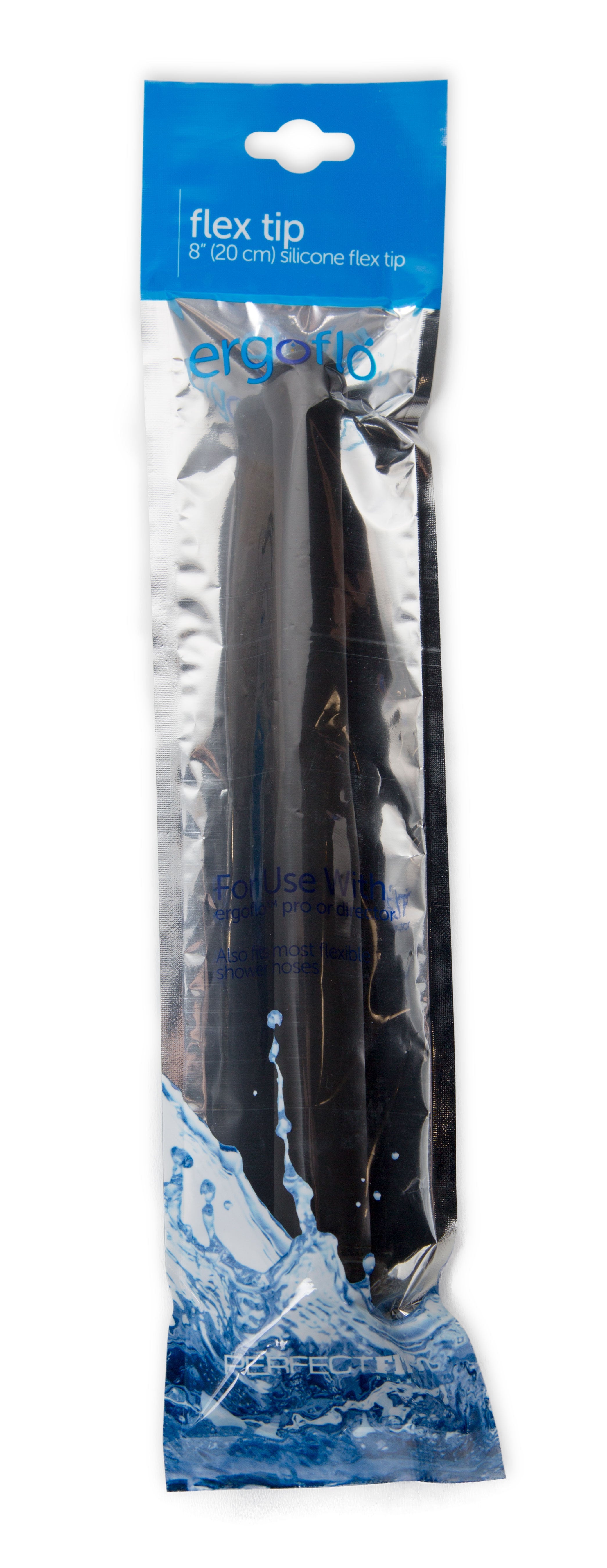 Perfect Fit Ergoflo 8 Inch Flex Tip Enema Black