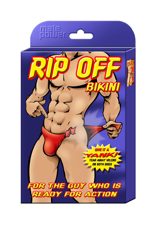 Male Power Rip Off Bikini Novelty Underwear Black Secondary image