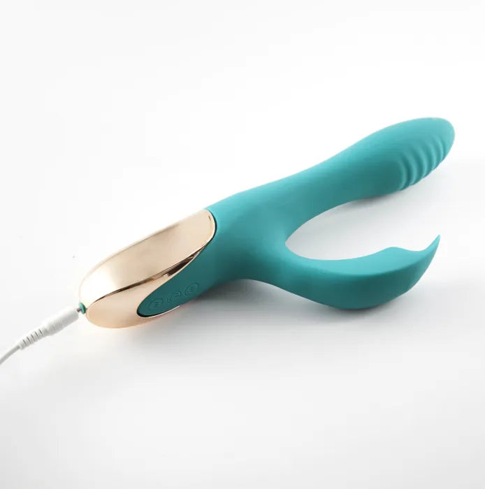 Maia Skyler USB Rechargeable Bendable Rabbit Vibrator 21.6cm Maia Toys