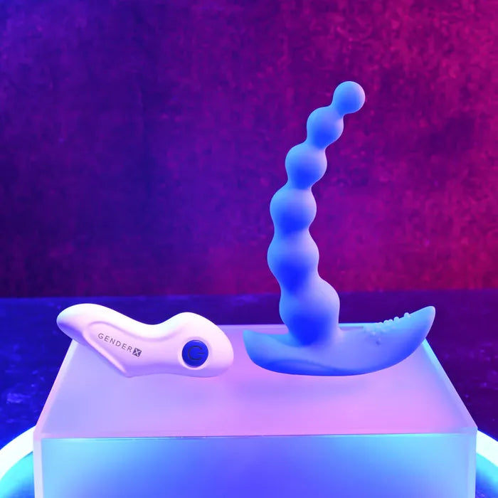 Gender X BEADED PLEASURE USB Rechargeable Vibrating Anal Beads With Remote Secondary image