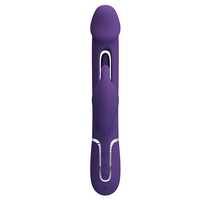 Party Up DAVID Swinging USB Rechargeable Rabbit Vibrator With Flicking Arm 23.2cm Secondary image
