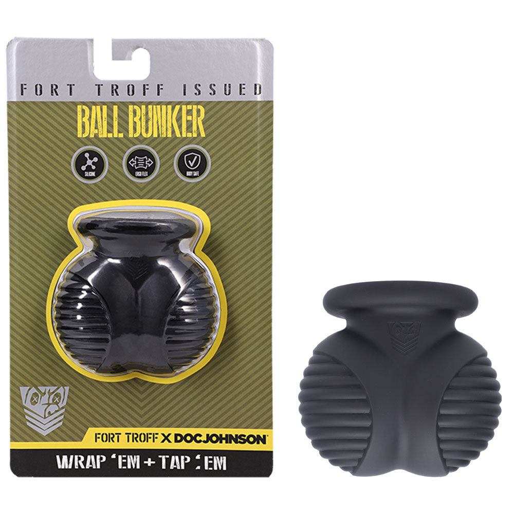 Doc Johnson Fort Troff Ball Bunker Ball Stretcher Black Doc Johnson Main image