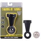 Doc Johnson Fort Troff Swing N' Hang Weighted Ball Tugger Black Doc Johnson