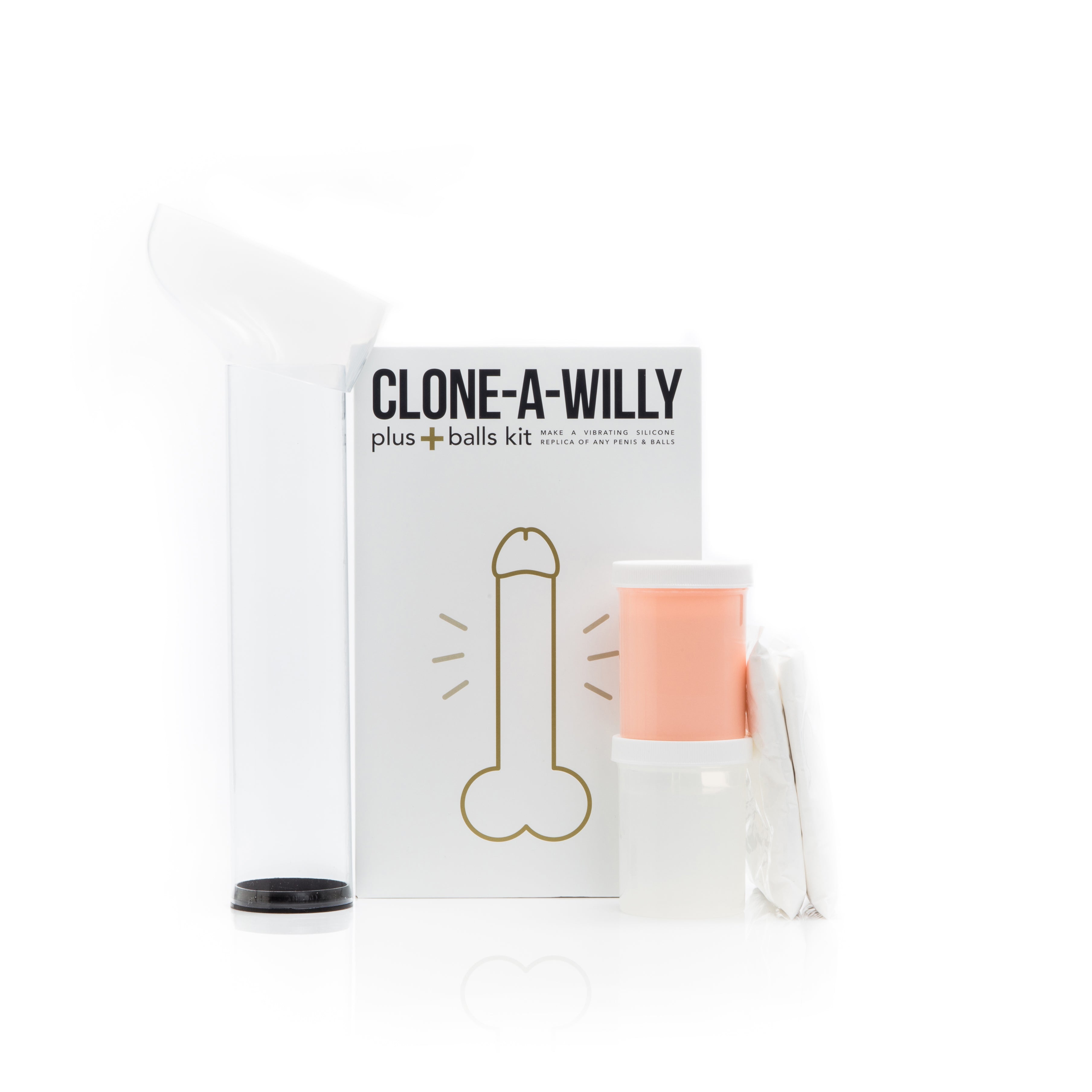Empire Labs Clone a Willy Plus Balls Kit Light Skin Tone Silicone Moulding Kit Secondary image