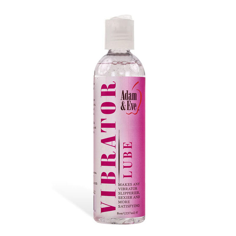 Adam & Eve Vibrator Lube Water Based Lubricant 8 Oz Bottle Adam & Eve