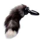 XR Brands Tailz Ultra Sexy Fox Tail Anal Plug Grey