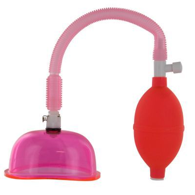 XR Brands Size Matters Vaginal Pump & Cup Set Pink
