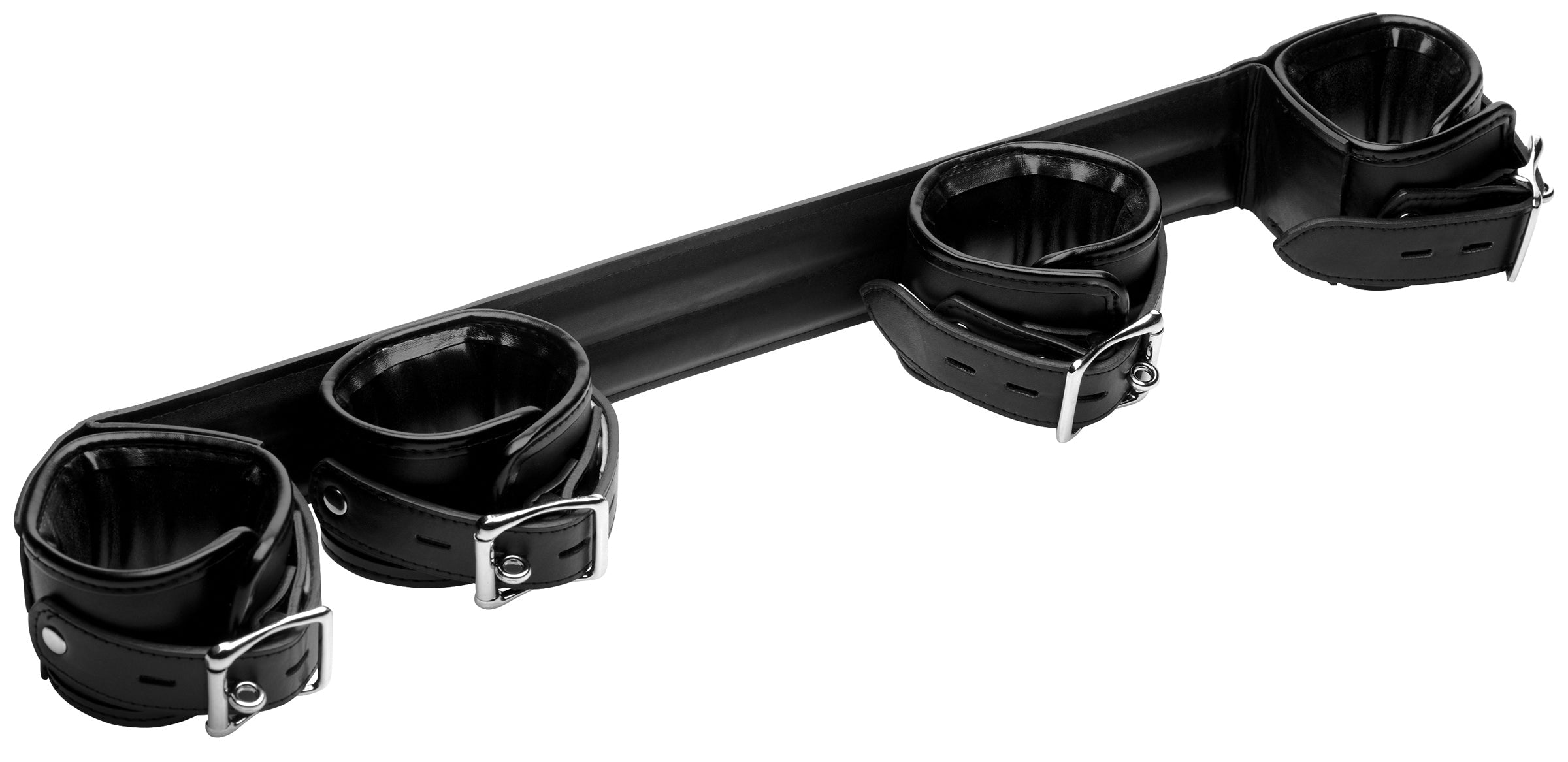 XR Brands Deluxe Rigid Spreader Bar Black Secondary image