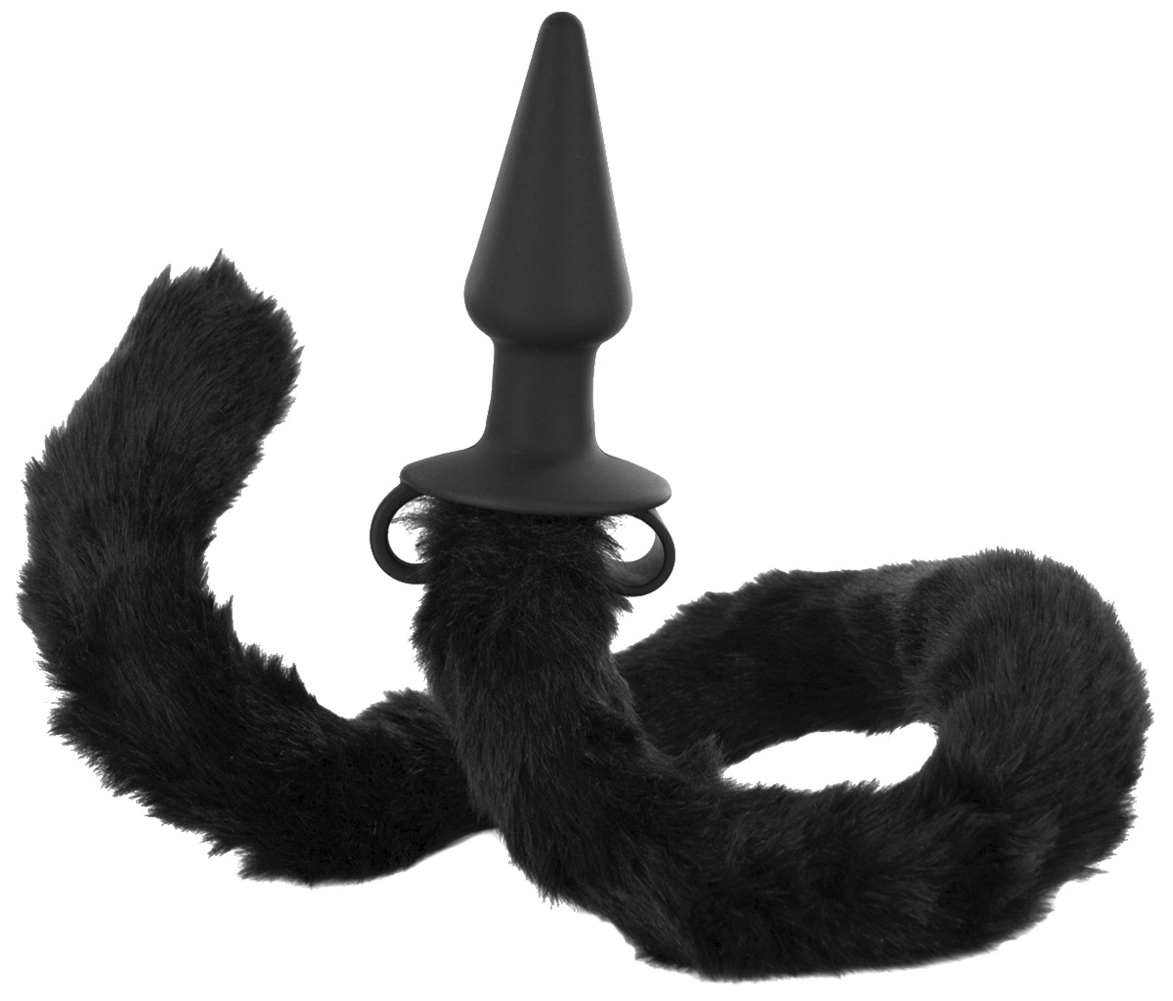 XR Brands Tailz Bad Kitty Silicone Cat Tail Anal Plug
