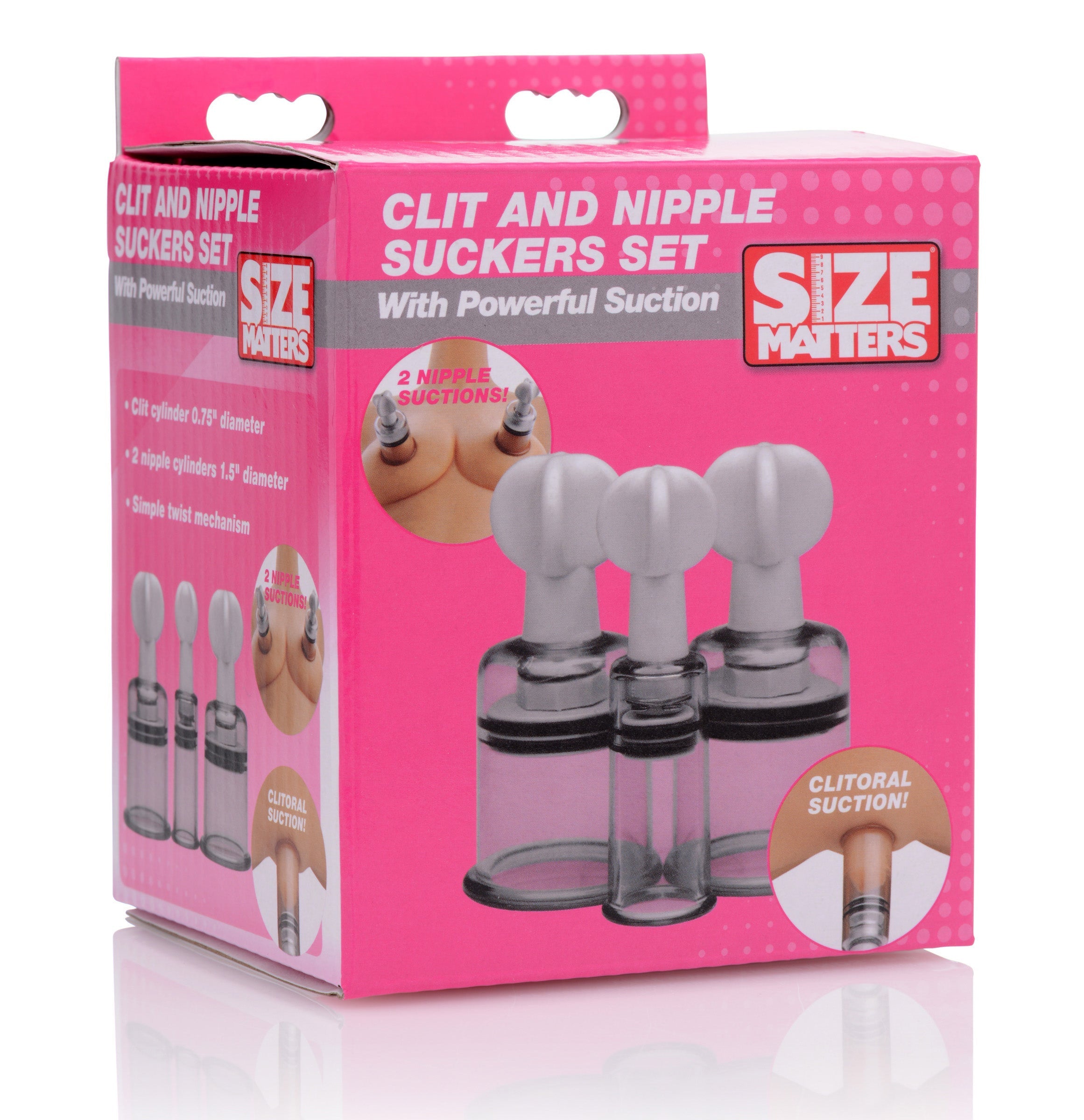 XR Brands Clit & Nipple Suckers Set