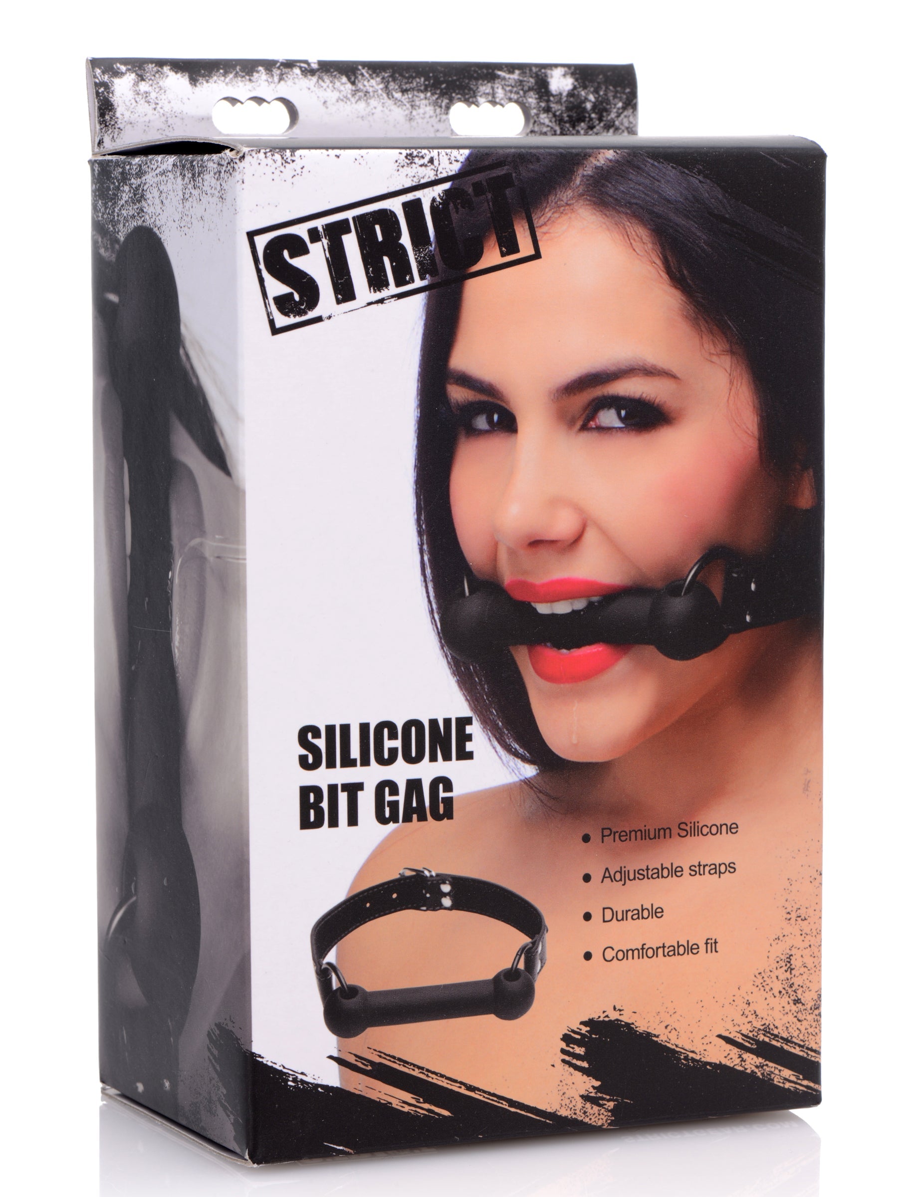 XR Brands Strict Bondage Play Silicone Bit Gag Main image