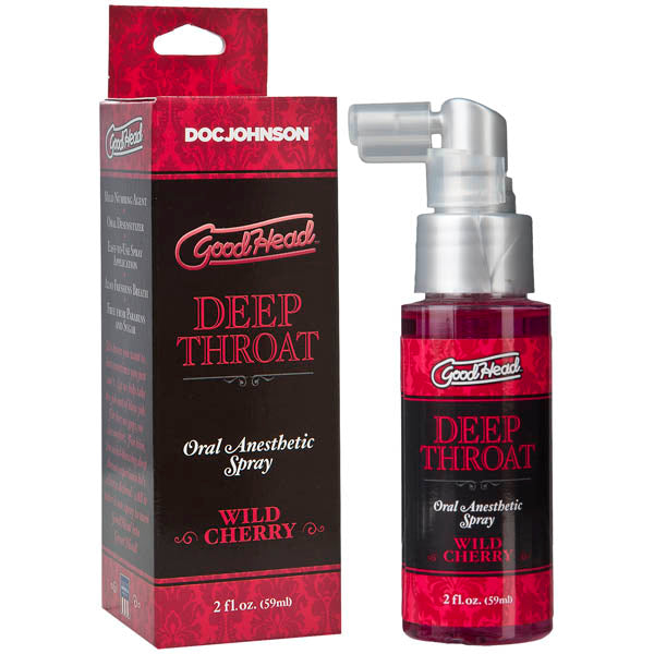Doc Johnson GoodHead Flavoured Deep Throat Spray 59ml Bottle Doc Johnson