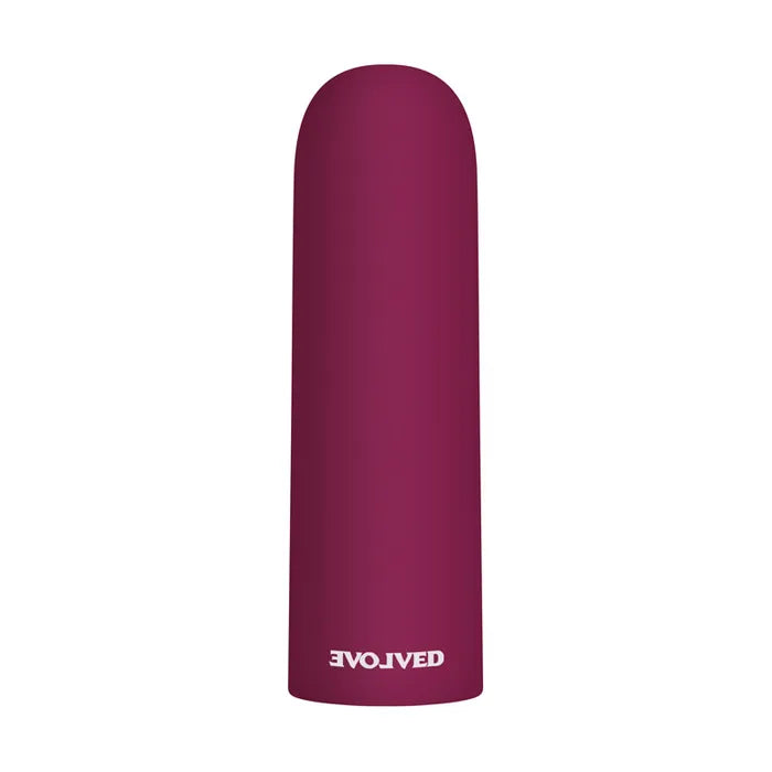 Evolved Mighty Thick USB Rechargeable Bullet Vibrator Burgundy Red Secondary image