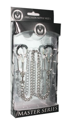 XR Brands Bauhaus Precision Bondage Nipple Vice Grey Main image