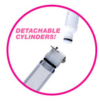 XR Brands Size Matters Nipple Pumping System With Dual Cylinders
