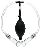 XR Brands Size Matters Nipple Pumping System With Dual Cylinders