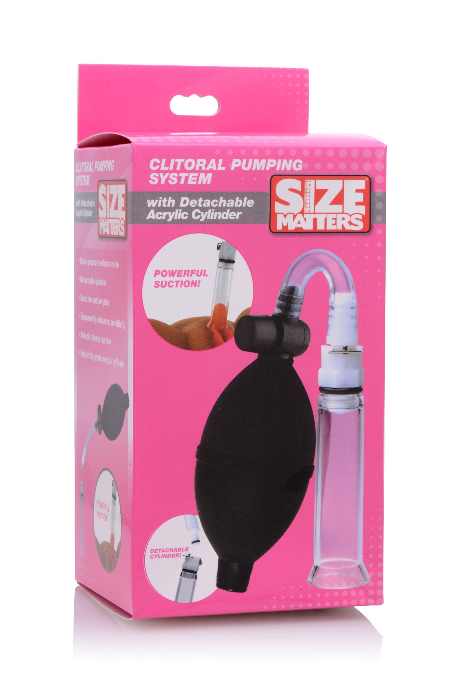 XR Brands Size Matters Clitoral Pumping System Main image